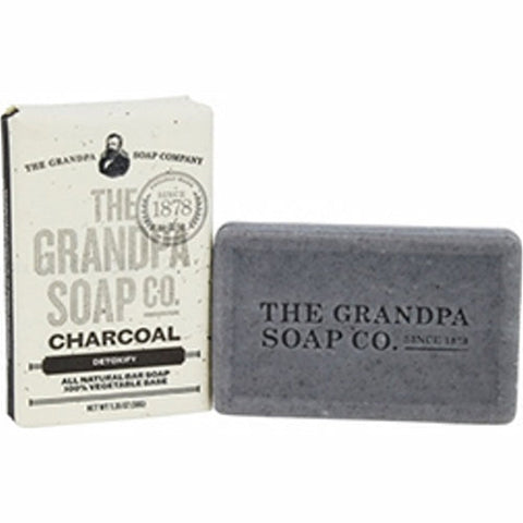 Grandpa's Brands Company, Detoxify Charcoal Face And Body Bar Soap, 1.35 Oz Grandpa's Brands Company
