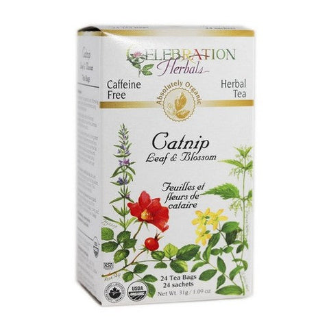 Celebration Herbals, Organic Catnip Leaf & Blossom Tea, 24 Bags Celebration Herbals