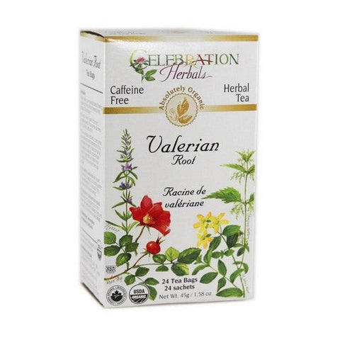 Celebration Herbals, Organic Valerian Root Tea, 24 Bags Celebration Herbals