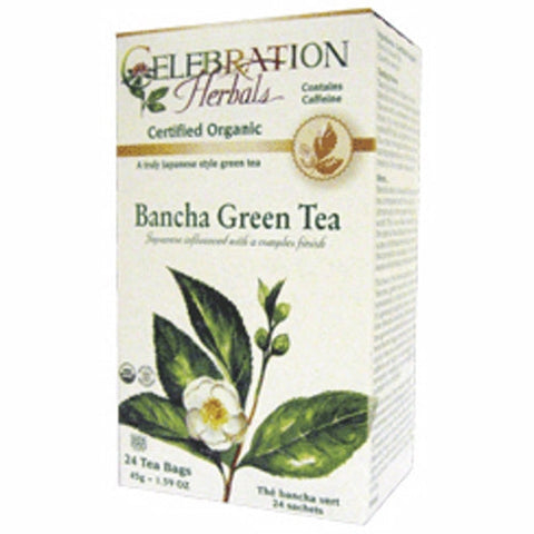 Celebration Herbals, Organic Bancha Green Tea, 24 Bags Celebration Herbals