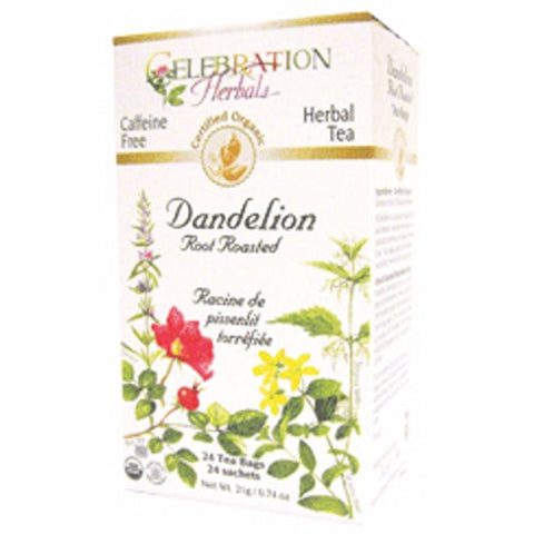Celebration Herbals, Organic Dandelion Root Roasted Tea, 24 Bags Celebration Herbals