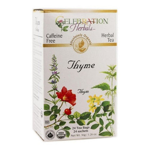 Celebration Herbals, Organic Thyme Leaf Tea, 24 Bags Celebration Herbals