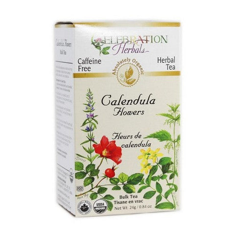 Celebration Herbals, Organic Calendula Flowers  Tea, 24 Grams Celebration Herbals