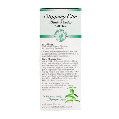 Celebration Herbals, Slippery Elm Bark Powder Tea, 65 grams Celebration Herbals
