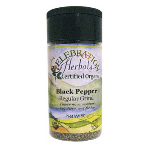 Celebration Herbals, Pepper Black Regular Ground, 50 Grams Celebration Herbals