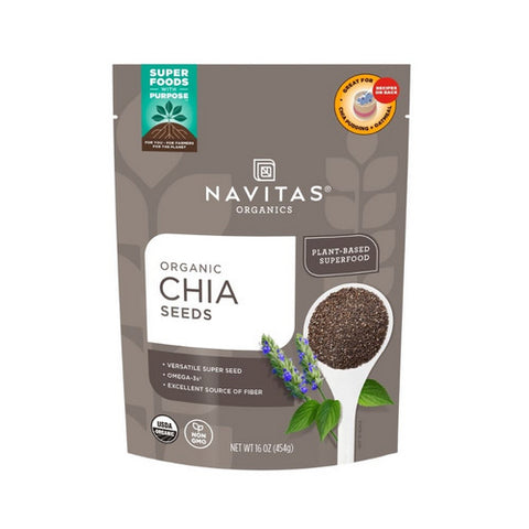 Navitas Organics, Organic Chia Seeds, 16 Oz Navitas Organics