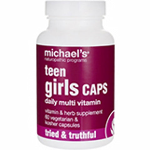 Teen Girls Daily Multi Vitamin 60 Veg Caps by Michael's Naturopathic