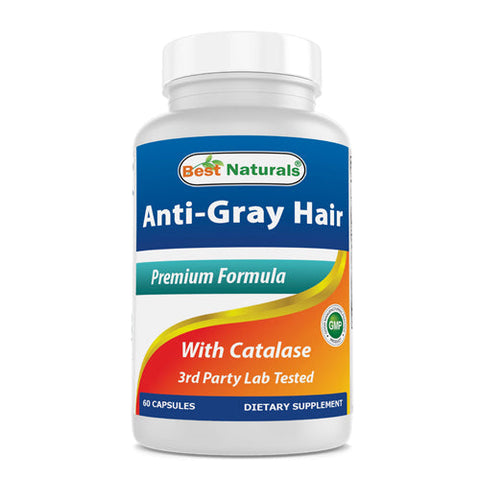 Best Naturals, Anti Gray Hair Formula, 60 Caps Best Naturals
