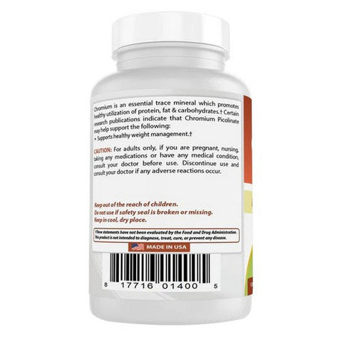 Best Naturals, Chromium Picolinate, 1000 mcg, 120 Tabs Best Naturals