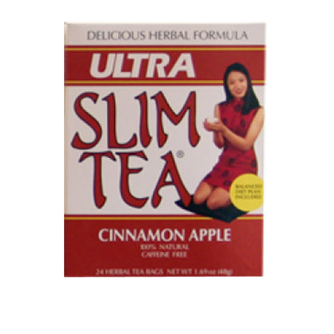 Hobe Labs, Ultra Slim Tea Cinnamon Apple, Cinnamon Apple 24 Bags Hobe Labs