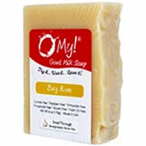 O MY!, Goat Milk Soap Bar, Bay Rum 6 Oz O MY!