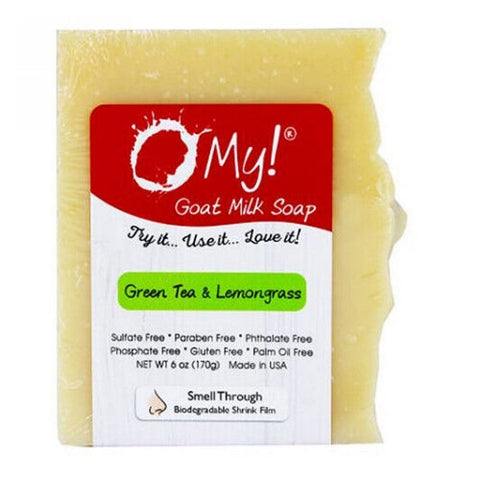 O MY!, Goat Milk Green Soap, Tea Lemongrass 6 Oz O MY!