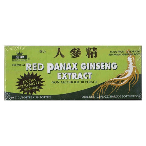 Ginseng Products, Red Panax Ginseng Alcohol free, 6000 mg, 30 Vails Ginseng Products