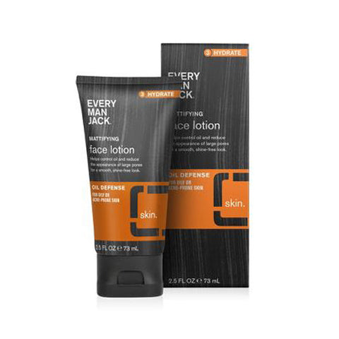 Every Man Jack, Oil Defense Face Lotion, 2.5 Oz Every Man Jack