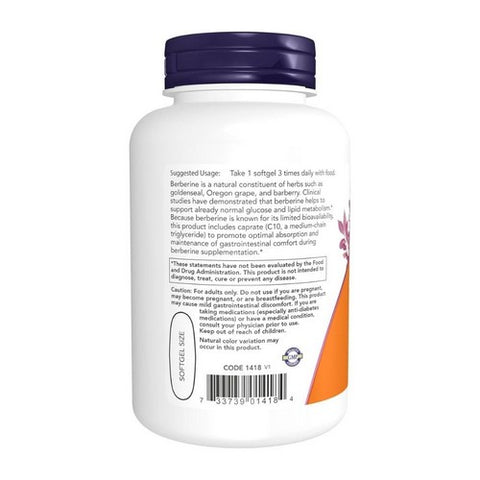 Now Foods, Berberine Glucose Support, 90 Softgels Now Foods