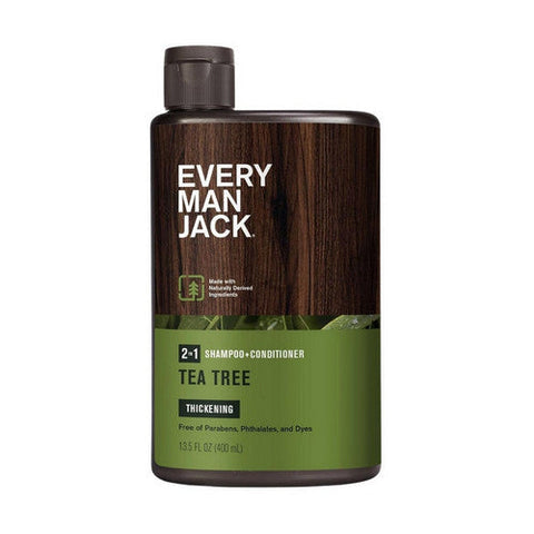 Every Man Jack, 2-in-1 Thickening Shampoo & Conditioner, 13.5 Oz Every Man Jack
