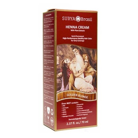 Surya Brasil, Henna Cream Golden Blond, 2.37 Oz Surya Brasil