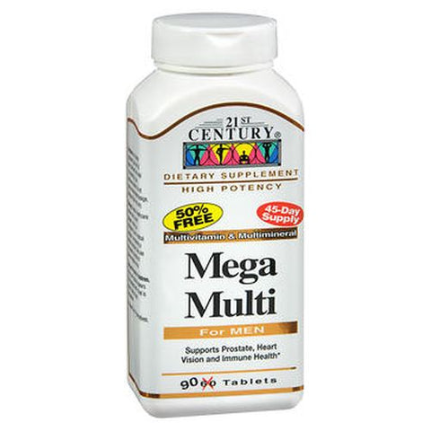 21st Century, 21st Century Mega Multi for Men, 90 Tabs 21st Century