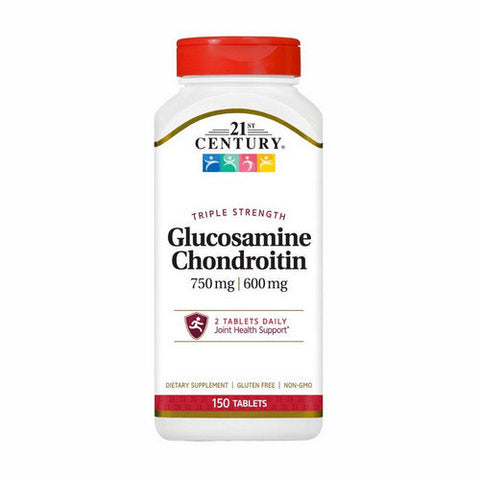 21st Century, Triple Strength Glucosamine Chondroitin, 150 Tabs 21st Century