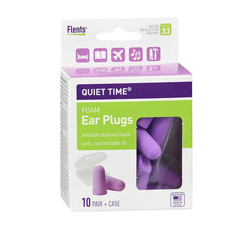 Flents, Quiet Time Foam Ear Plugs, 10 Each Flents