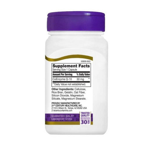 21st Century, Co Q-10, 30 Mg, 45 Caps 21st Century