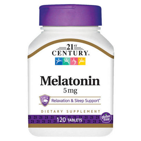 21st Century, 21st Century Melatonin, 120 Tabs 21st Century