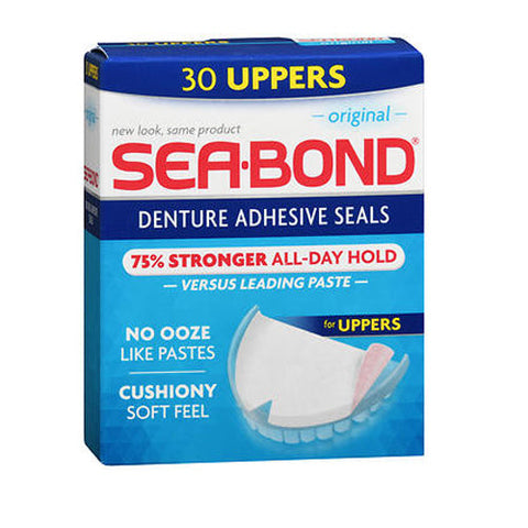 Sea-Bond, Denture Adhesive Seals Uppers Original, 30 Each Sea-Bond