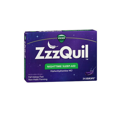 Zzzquil, Nighttime Sleep-Aid, 24 Each Zzzquil