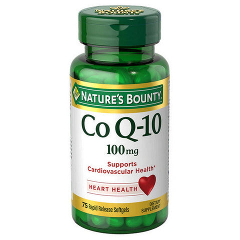 Nature's Bounty, Co Q-10 Softgels, 100 mg, 75 Tabs Nature's Bounty