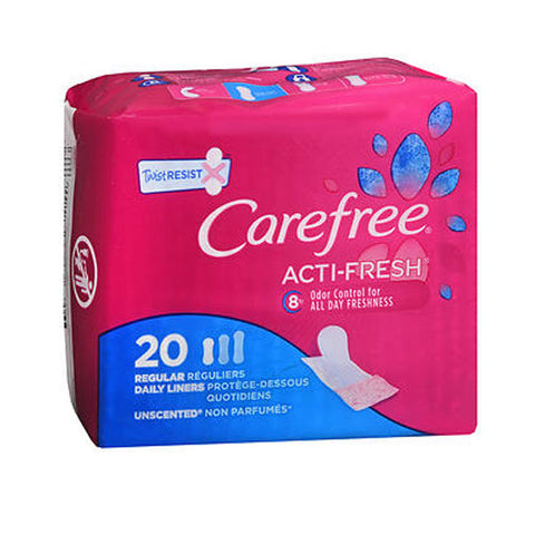 Carefree, Liners Regular Unscented, 20 Each Carefree