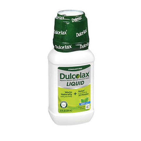 Dulcolax, Saline Laxative Liquid Mint Flavor, 12 Oz Dulcolax