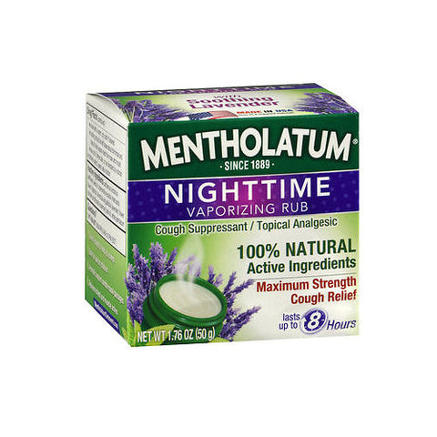 Mentholatum, Nighttime Vaporizing Rub, 1.76 Oz Mentholatum
