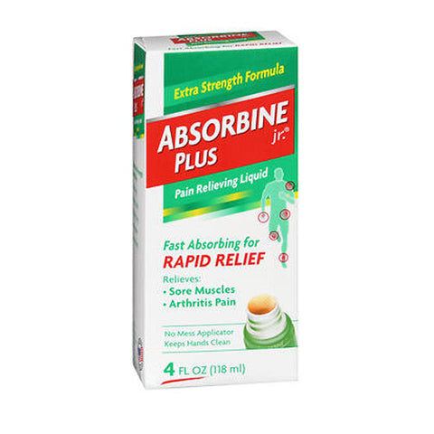 Absorbine Jr, Maximum-Strength Pain Relieving Liquid, 4 Oz Absorbine Jr