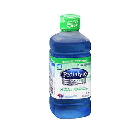 Pedialyte, Advanced Care Electrolyte Solution Blue Raspberry, 33.8 Oz Pedialyte