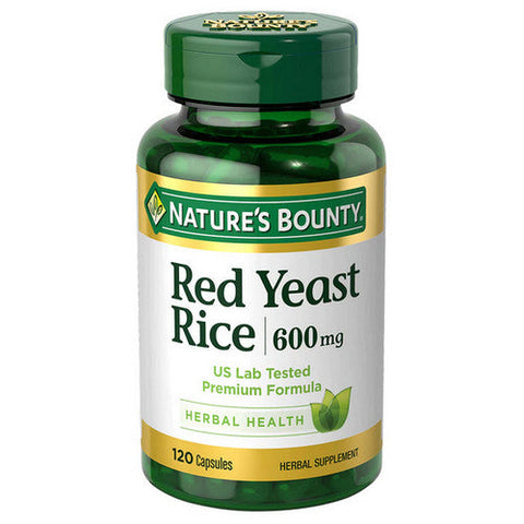 Nature's Bounty, Red Yeast Rice, 600 mg, 120 Capsules Nature's Bounty