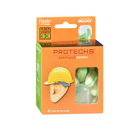 Flents, Reusable Work Ear Plugs, 8 Each Flents