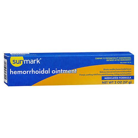 Sunmark, Hemorrhoidal Ointment Medicated Formula, 2 Oz Sunmark