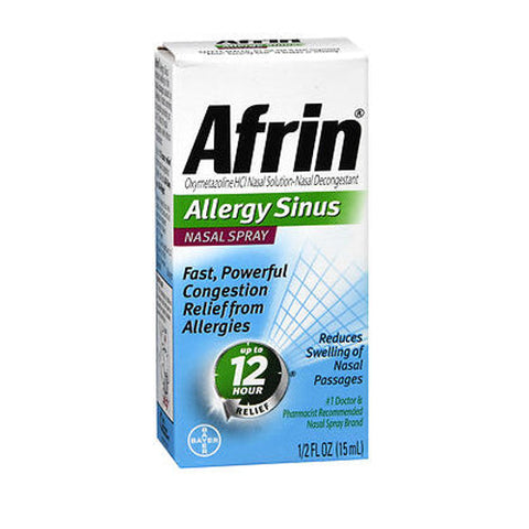 Afrin, Allergy Sinus Oxymetazoline Hcl Nasal Spray, 15 Ml Afrin