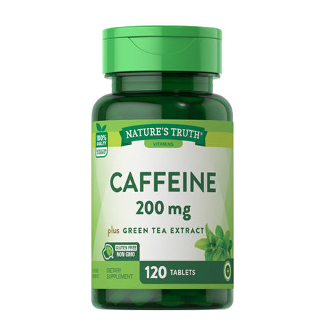 Nature's Truth, Caffeine Plus Green Tea Extract, 200 Mg, 120 Tabs Nature's Truth