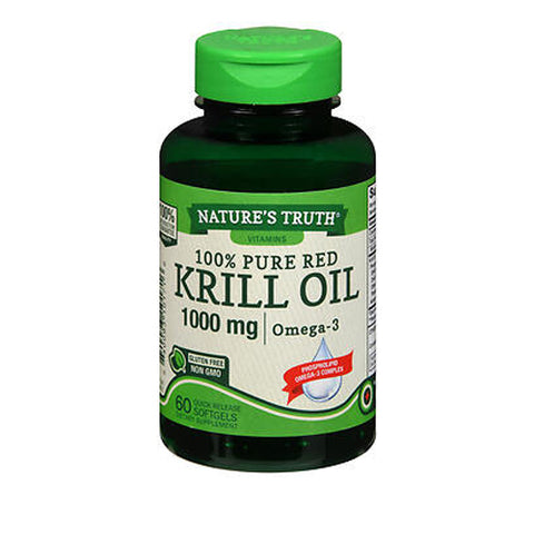 Nature's Truth, Red Krill Oil With Omega-3 Quick Release Softgels, 2000  Mg, 60 Caps Nature's Truth