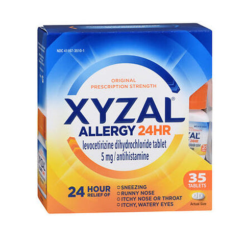 Xyzal, Allergy 24 Hr Tablets, 35 Tabs Xyzal
