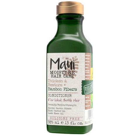 Maui Moisture, Thicken & Restore + Bamboo Fibers Strengthening Conditioner, 13 Oz Maui Moisture