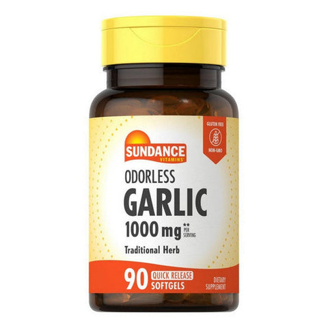 Sundance, Vitamins Odorless Garlic Softgels, 500 mg, 90 Tabs Sundance