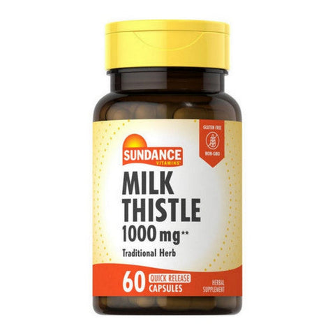 Sundance, Milk Thistle Capsules, 1000 Mg, 60 Caps Sundance