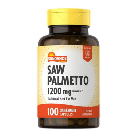 Sundance, Vitamins Saw Palmetto Capsules, 1200 mg, 100 Caps Sundance