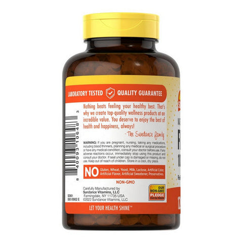 Sundance, Fish Oil Omega-3 Quick Release Softgels Natural Lemon, 1000 mg, 120 Tabs