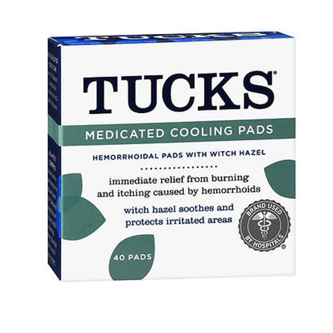 Tucks, Medicated Cooling Hemorrhoidal Relief Pads, 40 Count Tucks