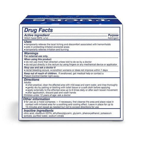 Tucks, Medicated Cooling Hemorrhoidal Relief Pads, 100 Count Tucks