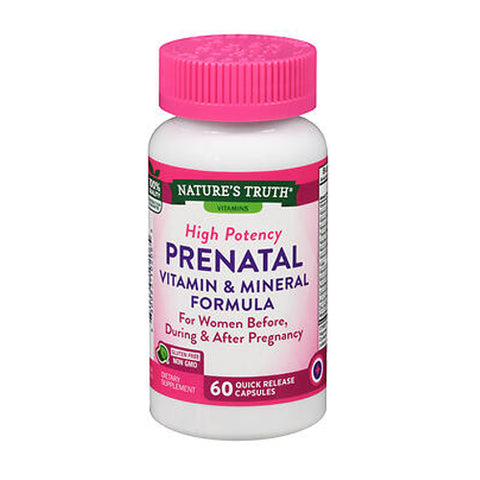 Nature's Truth, Prenatal Vitamin & Mineral Formula Quick Release Capsules, 60 Caps Nature's Truth