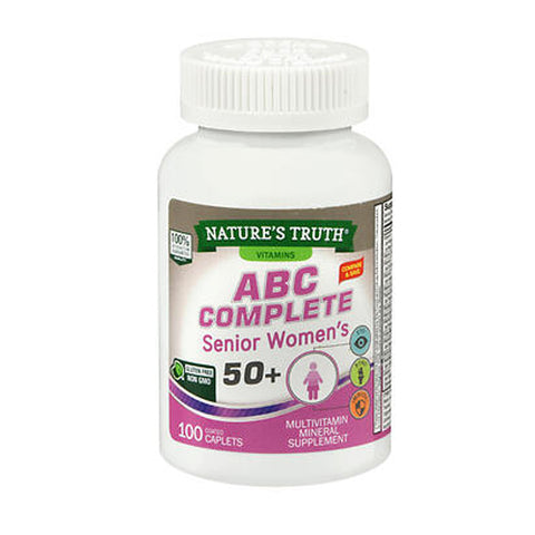 Nature's Truth, ABC Complete Senior Women's 50+, 100 Coated Caplets Nature's Truth